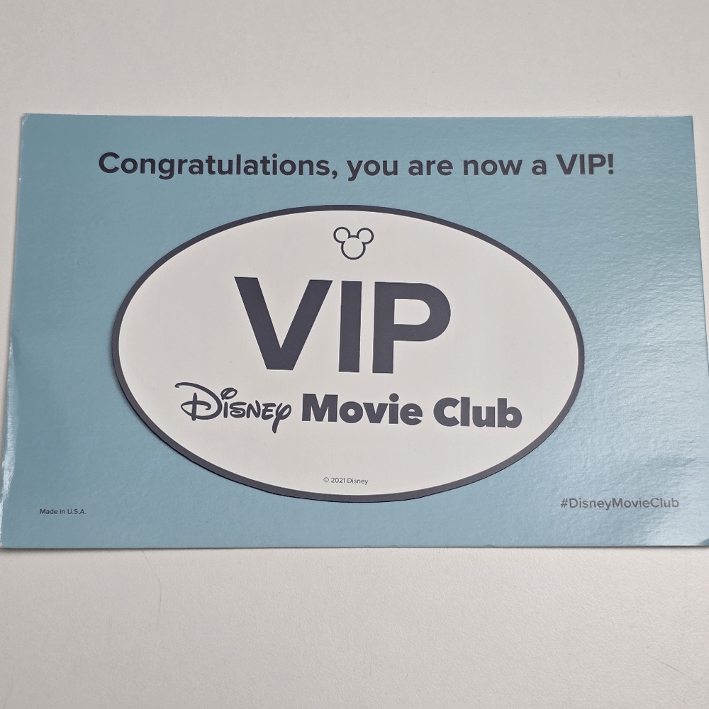 Disney Movie Club VIP Magnet Collectible Memorabilia NEW